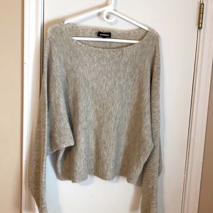 Off the shoulder sweater